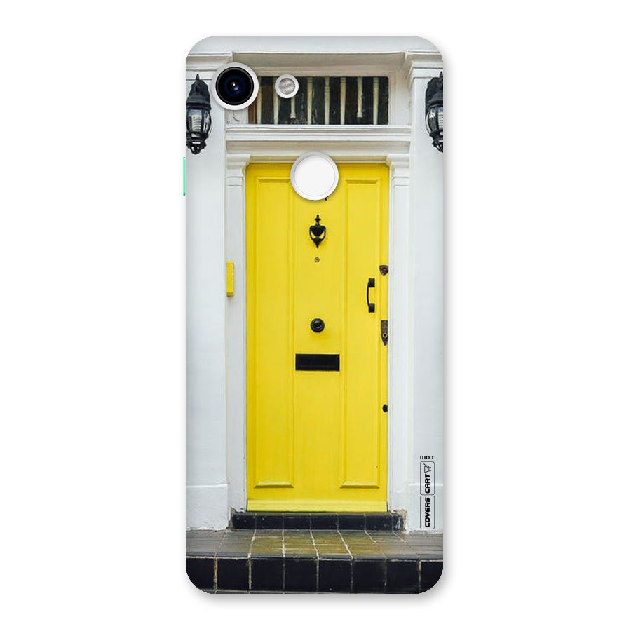 Yellow Door Back Case for Google Pixel 3