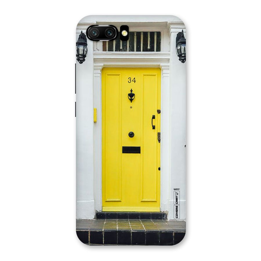 Yellow Door Back Case for Honor 10