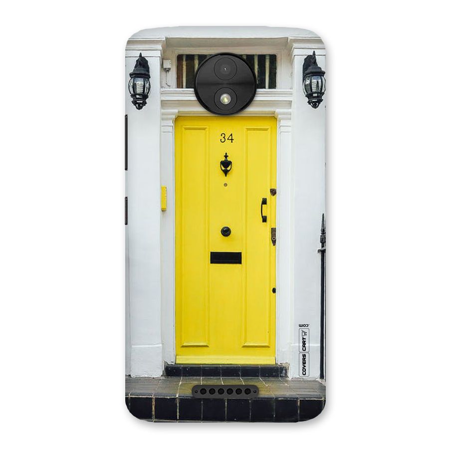 Yellow Door Back Case for Moto C