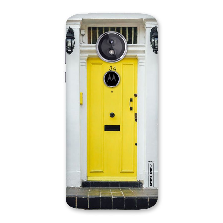 Yellow Door Back Case for Moto E5
