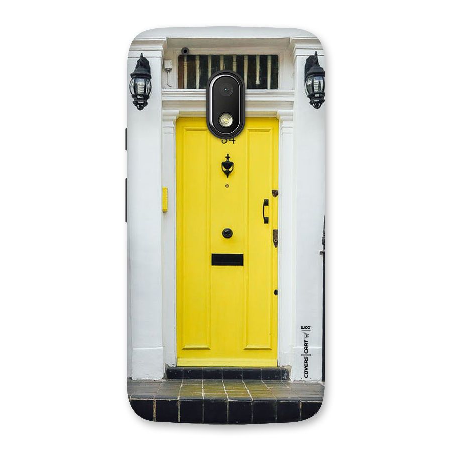 Yellow Door Back Case for Moto G4 Play