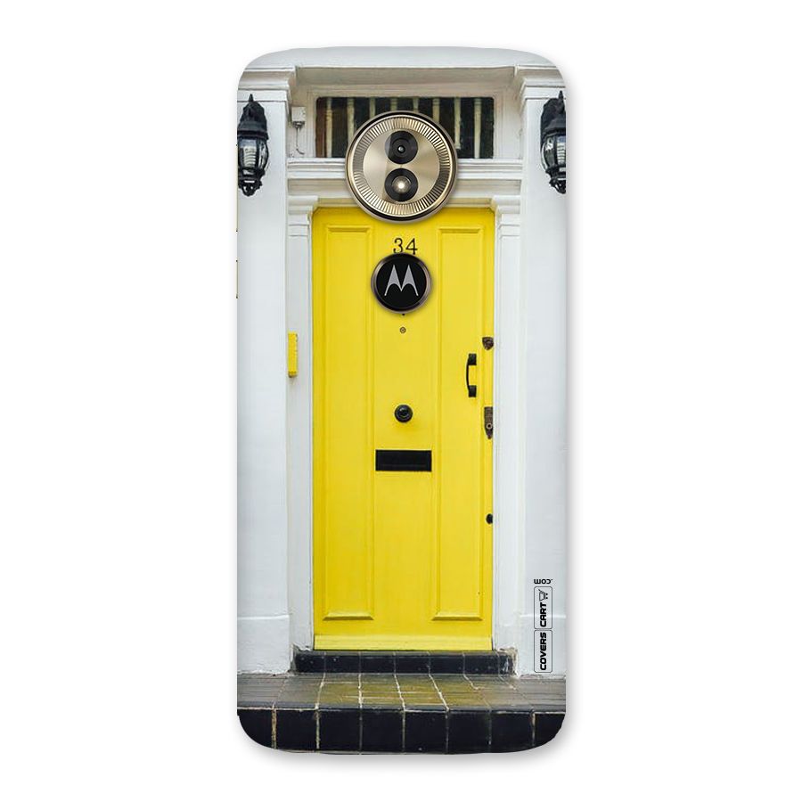 Yellow Door Back Case for Moto G6 Play