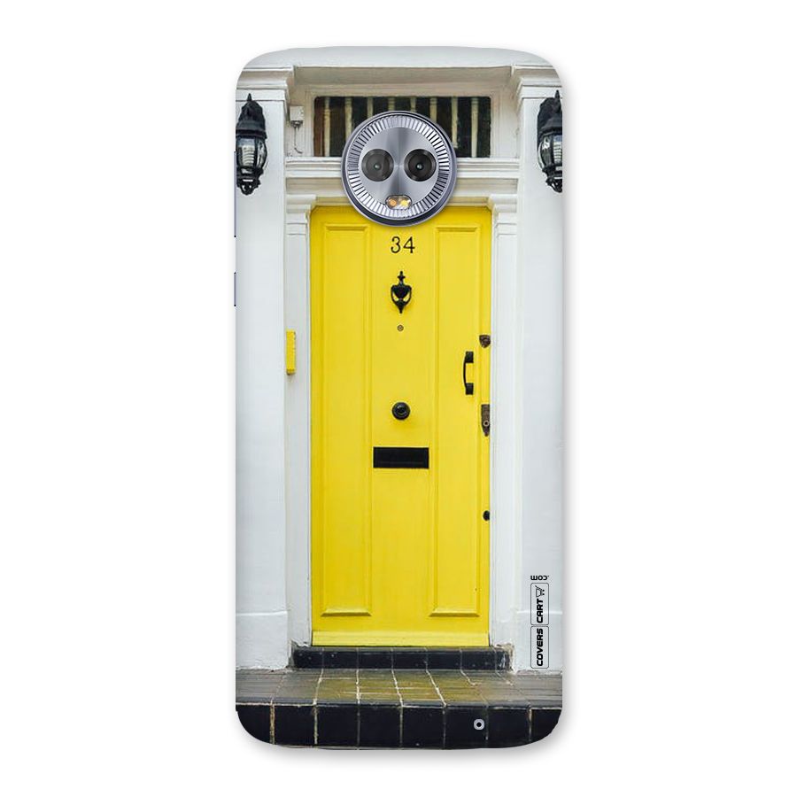 Yellow Door Back Case for Moto G6 Plus