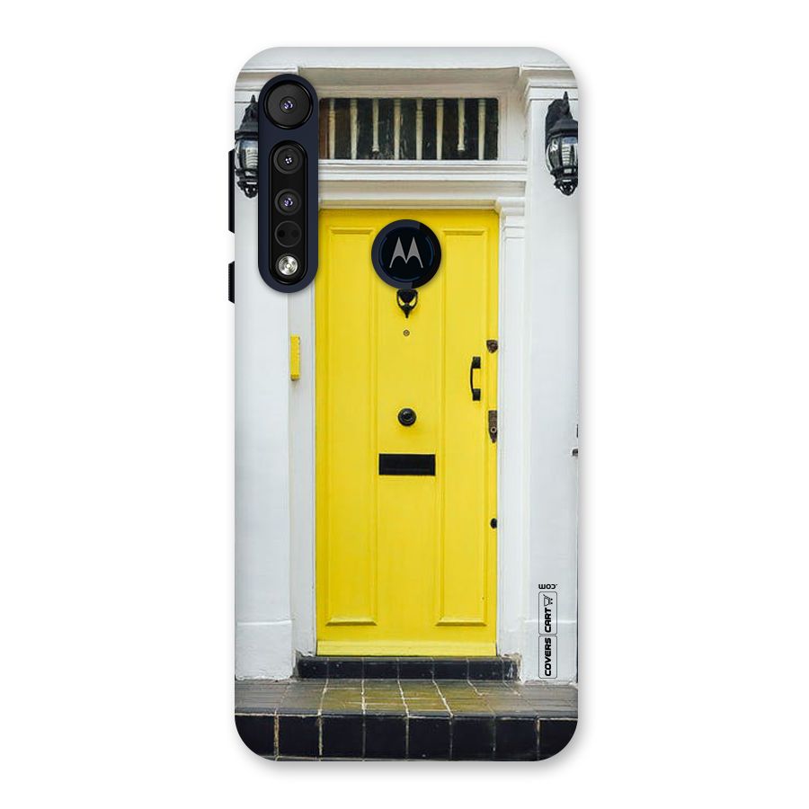 Yellow Door Back Case for Motorola One Macro