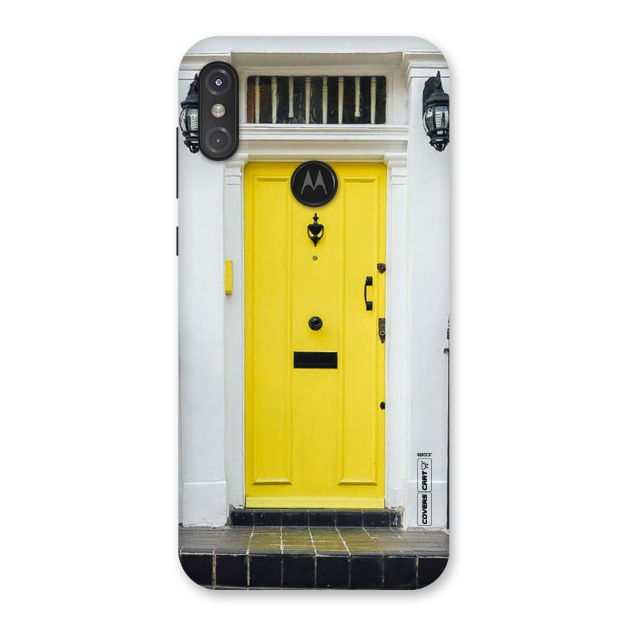 Yellow Door Back Case for Motorola One Power