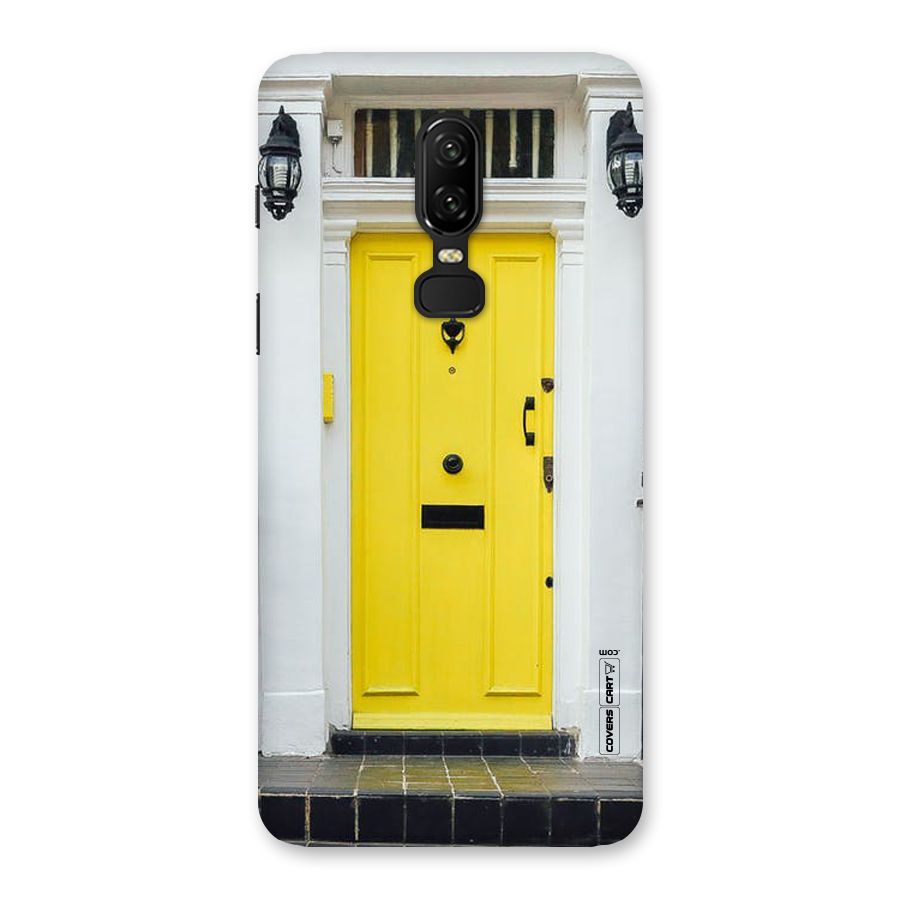 Yellow Door Back Case for OnePlus 6