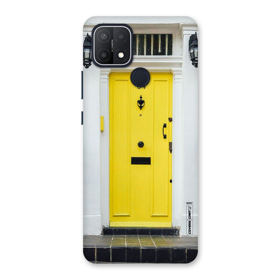 Yellow Door Back Case for Oppo A15