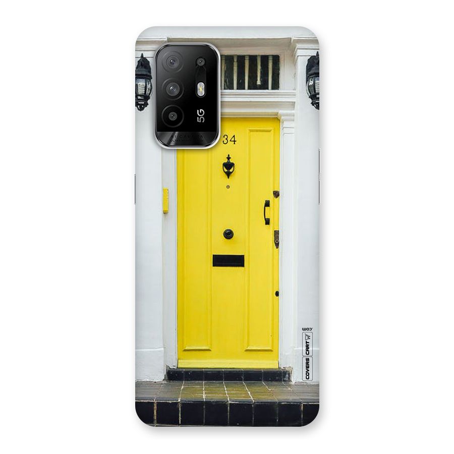 Yellow Door Back Case for Oppo F19 Pro Plus 5G