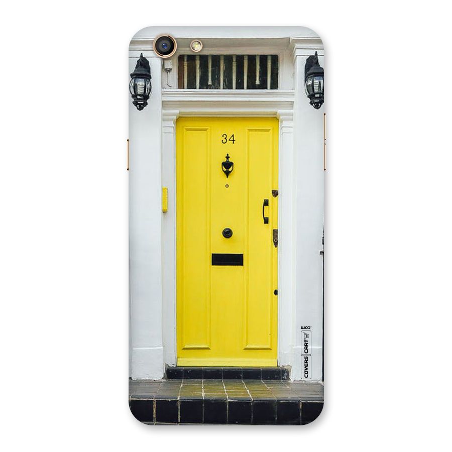 Yellow Door Back Case for Oppo F3