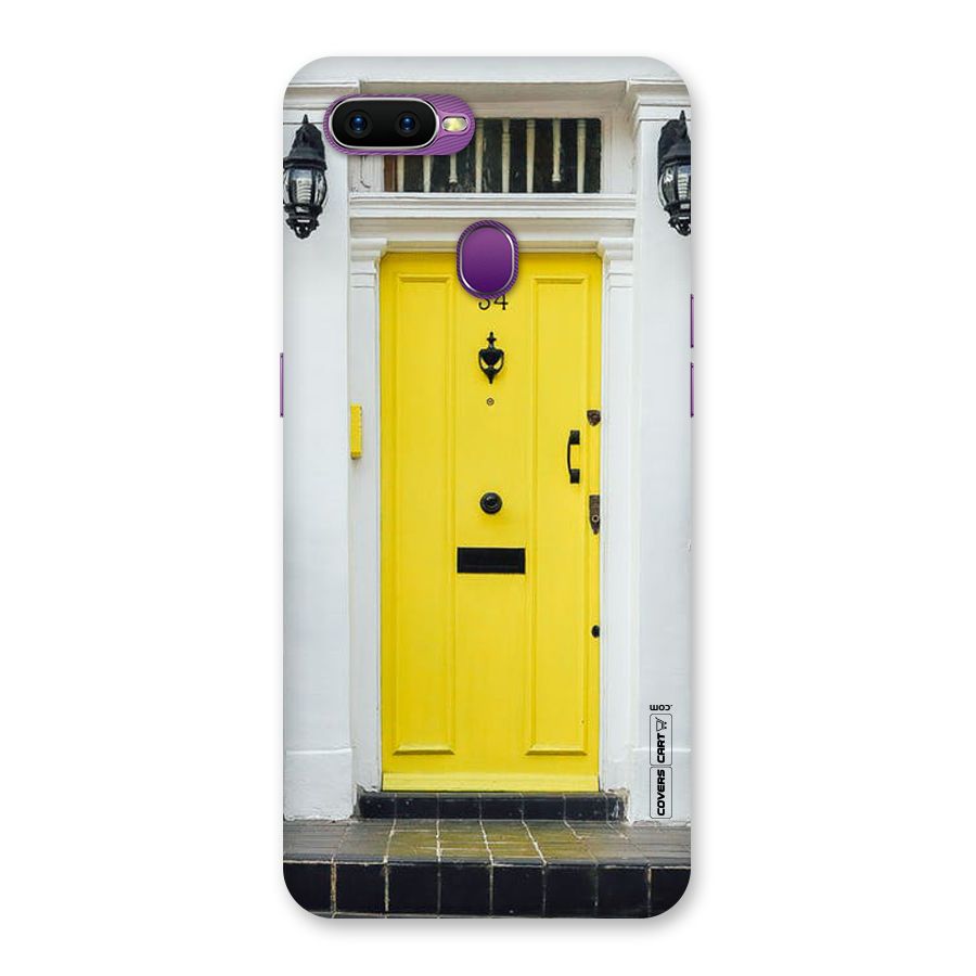 Yellow Door Back Case for Oppo F9