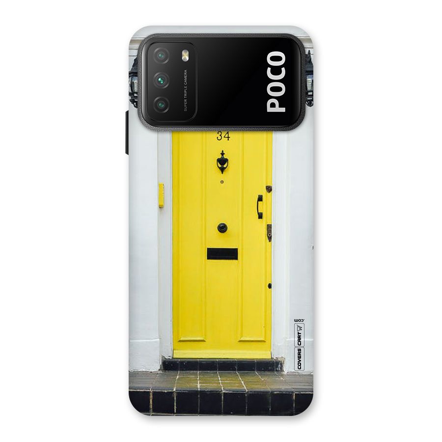 Yellow Door Back Case for Poco M3