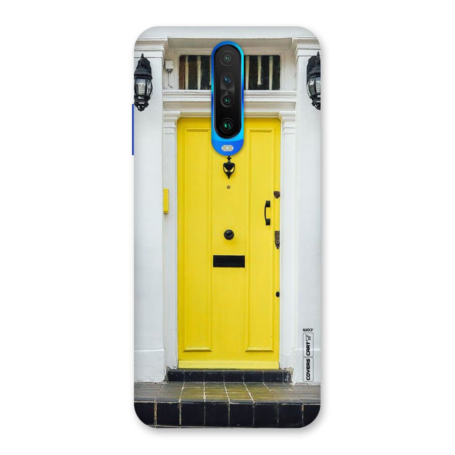 Yellow Door Back Case for Poco X2