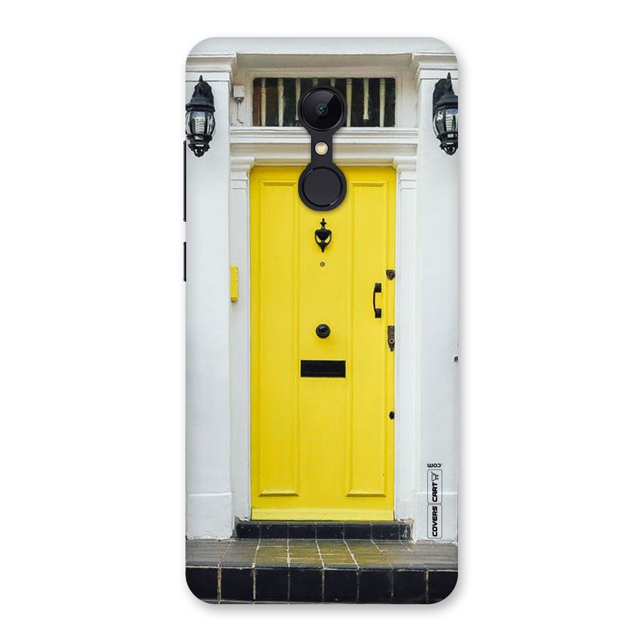 Yellow Door Back Case for Redmi 5