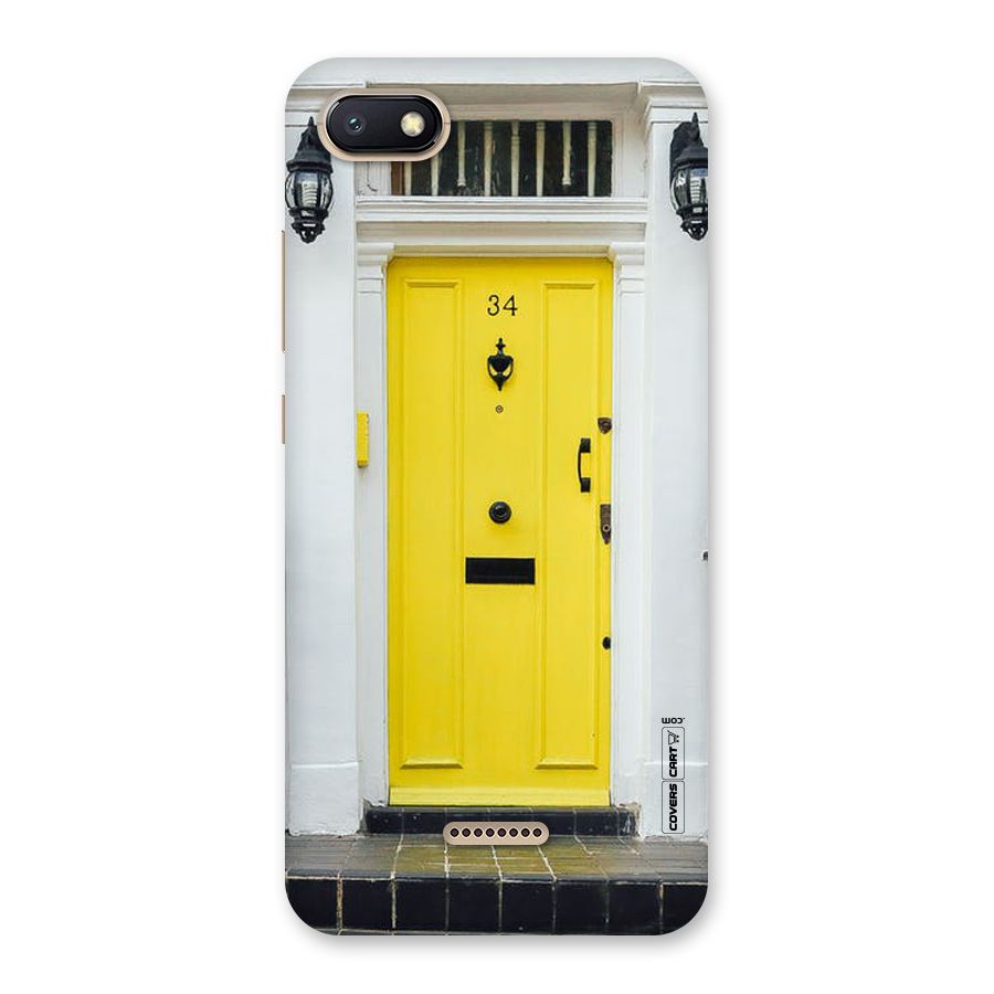 Yellow Door Back Case for Redmi 6A