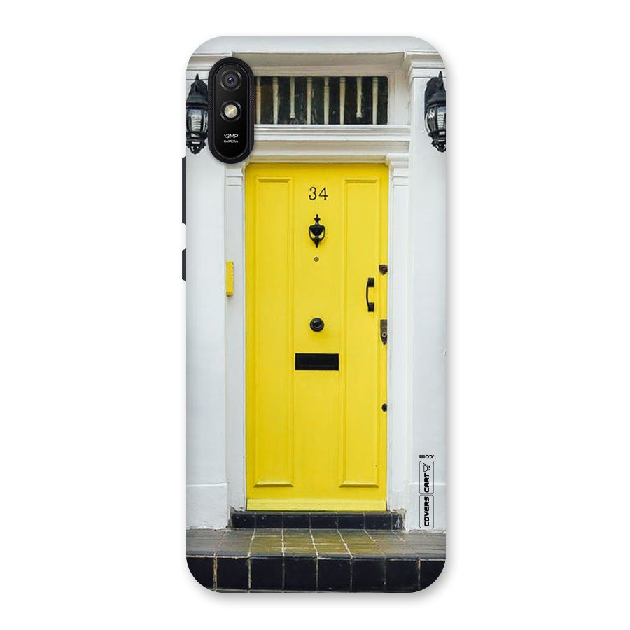Yellow Door Back Case for Redmi 9i