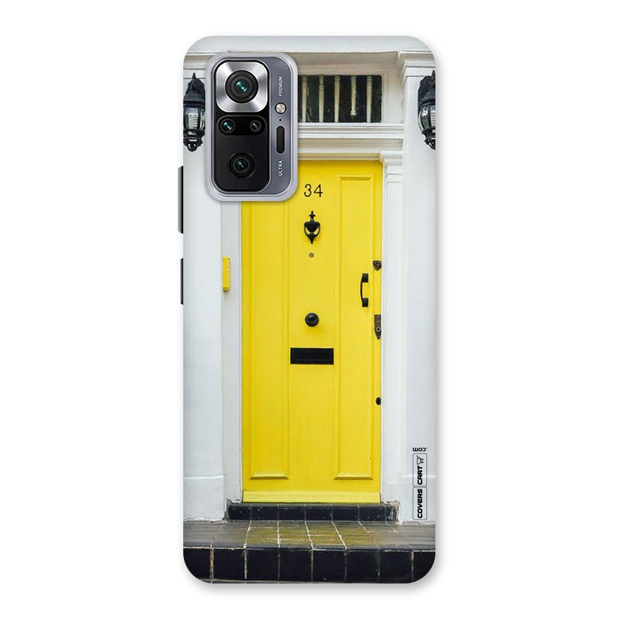 Yellow Door Back Case for Redmi Note 10 Pro Max