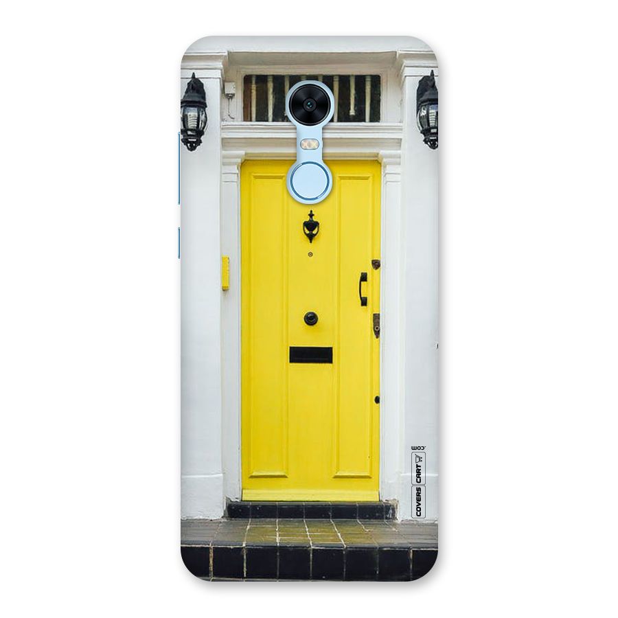 Yellow Door Back Case for Redmi Note 5