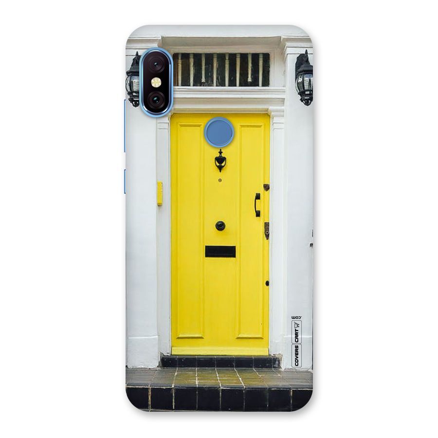 Yellow Door Back Case for Redmi Note 6 Pro