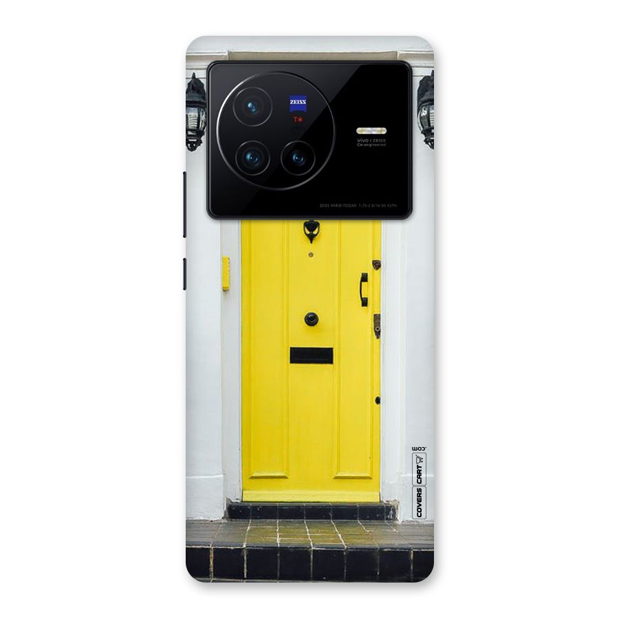 Yellow Door Back Case for Vivo X80