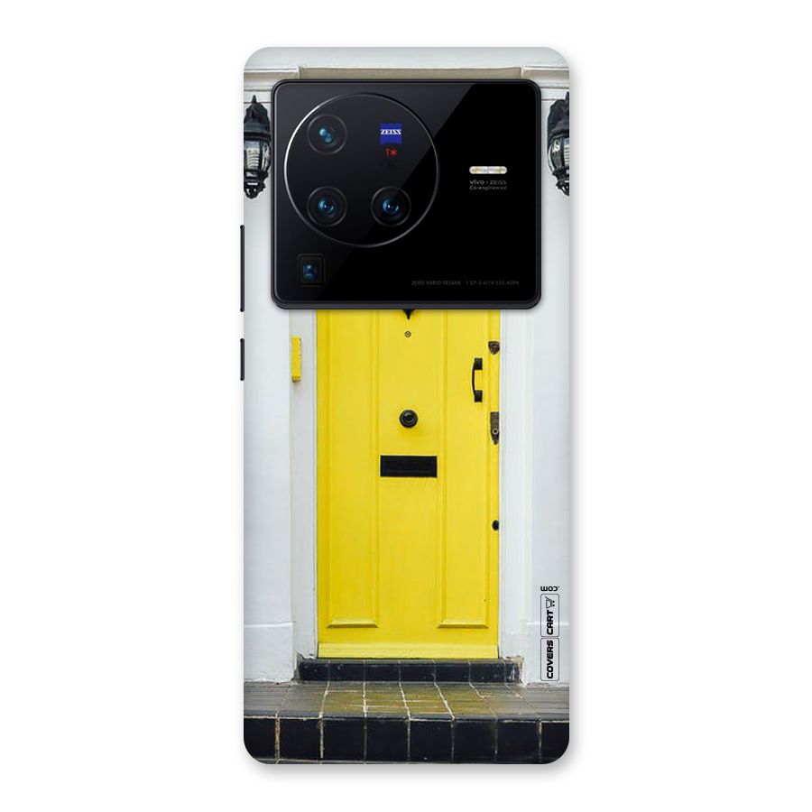 Yellow Door Back Case for Vivo X80 Pro