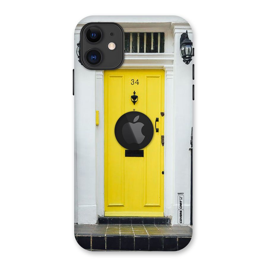 Yellow Door Back Case for iPhone 11 Logo Cut