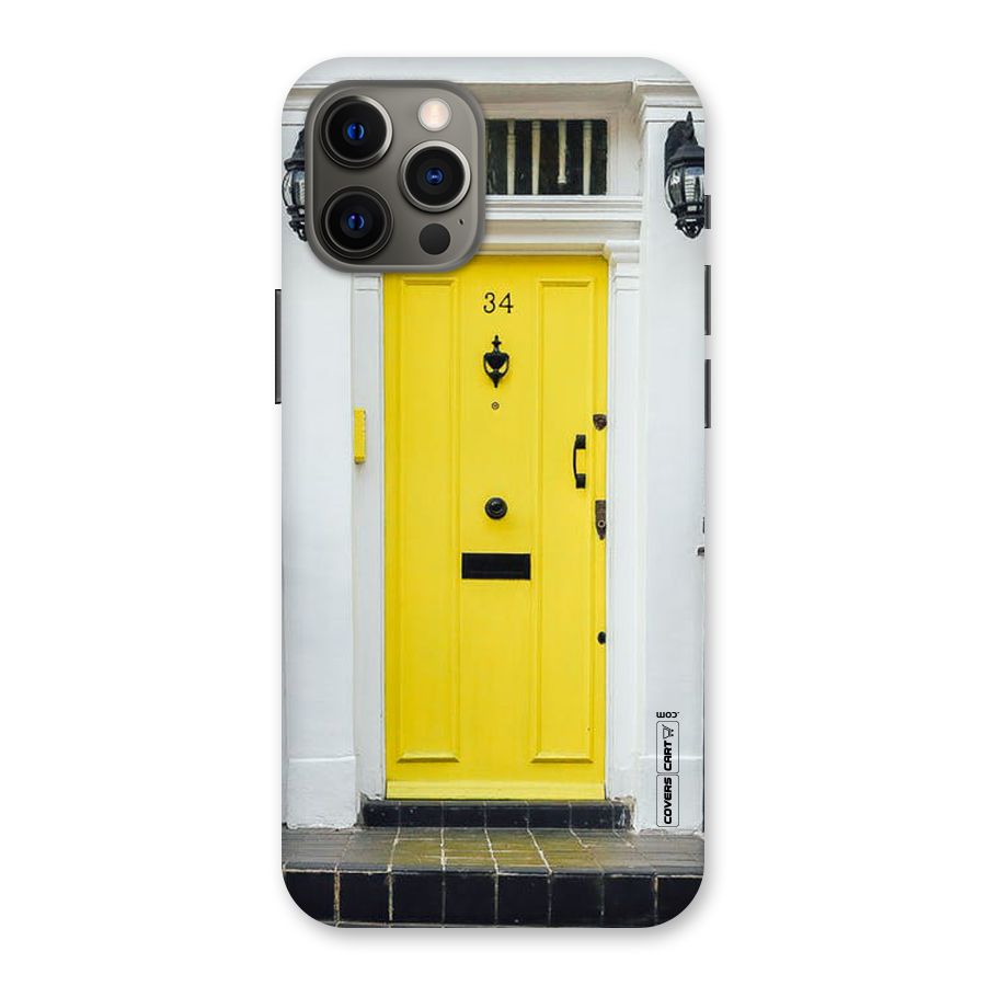 Yellow Door Back Case for iPhone 12 Pro Max