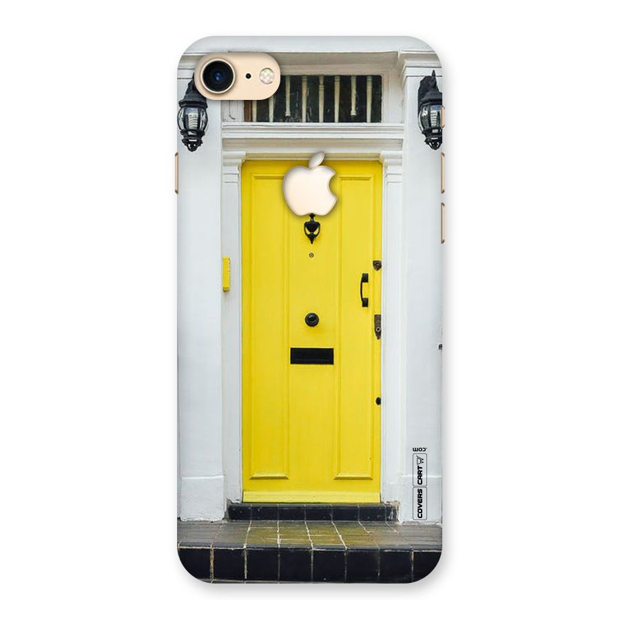 Yellow Door Back Case for iPhone 7 Apple Cut