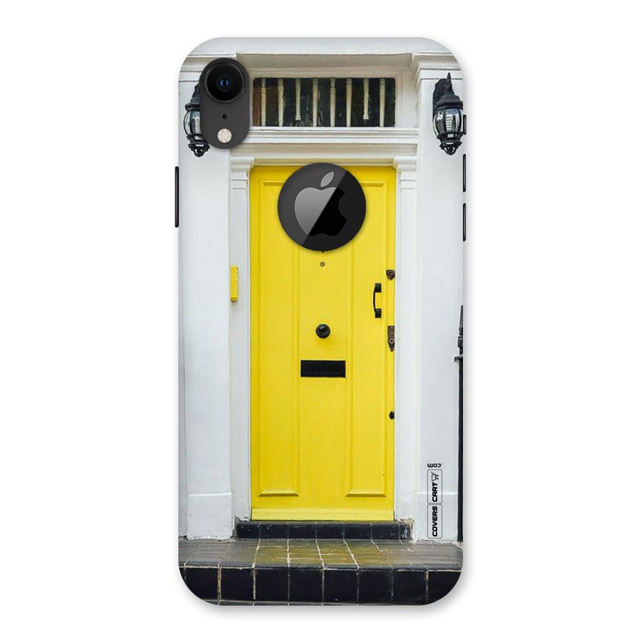 Yellow Door Back Case for iPhone XR Logo Cut