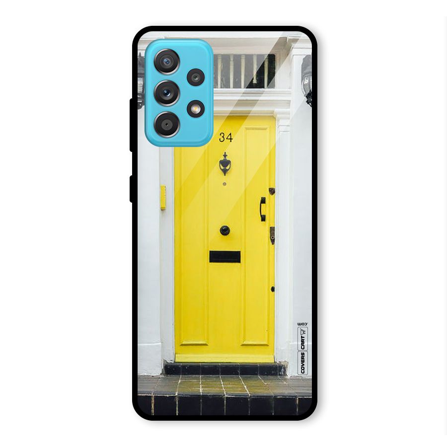 Yellow Door Glass Back Case for Galaxy A52s 5G