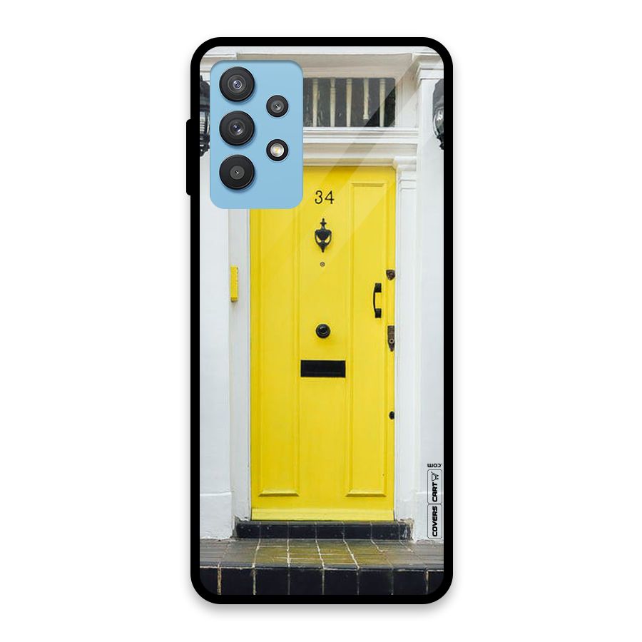 Yellow Door Glass Back Case for Galaxy M32 5G