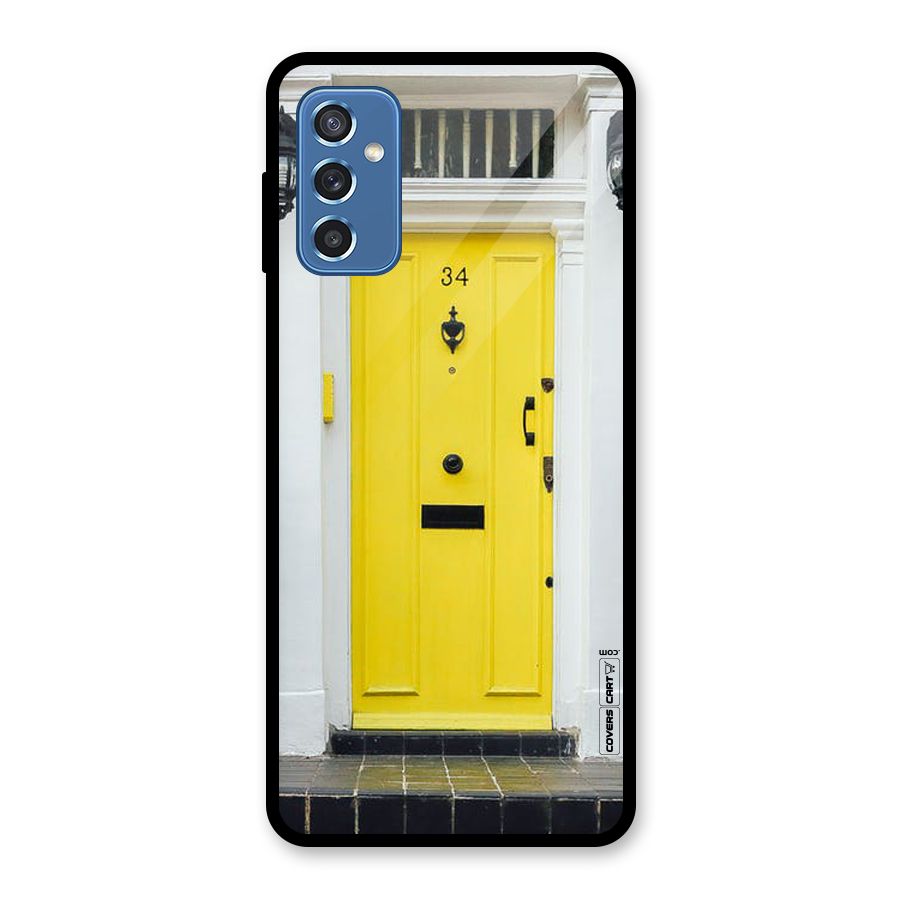 Yellow Door Glass Back Case for Galaxy M52 5G