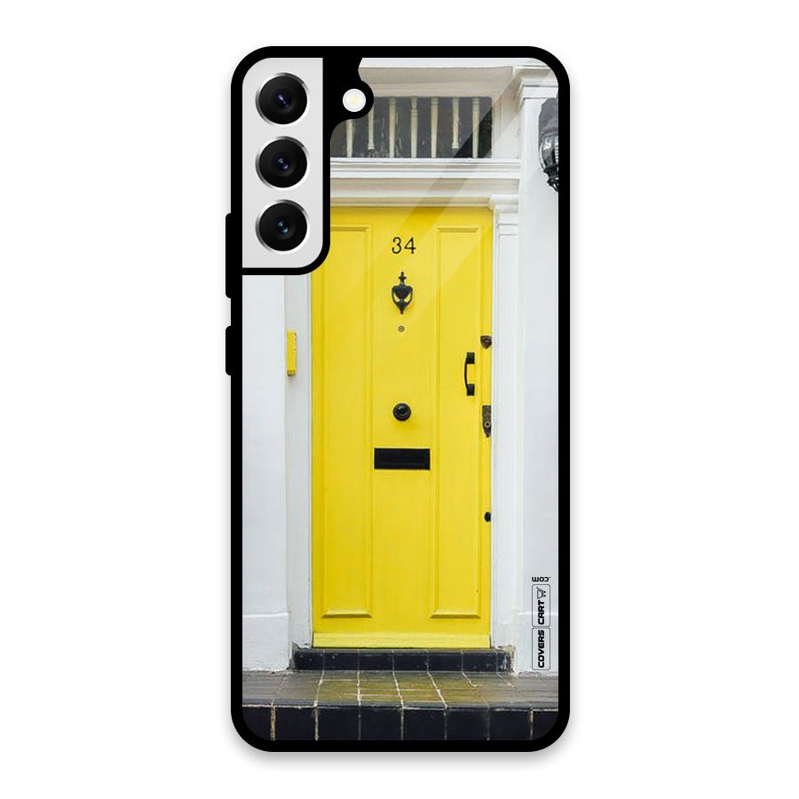 Yellow Door Glass Back Case for Galaxy S22 Plus 5G