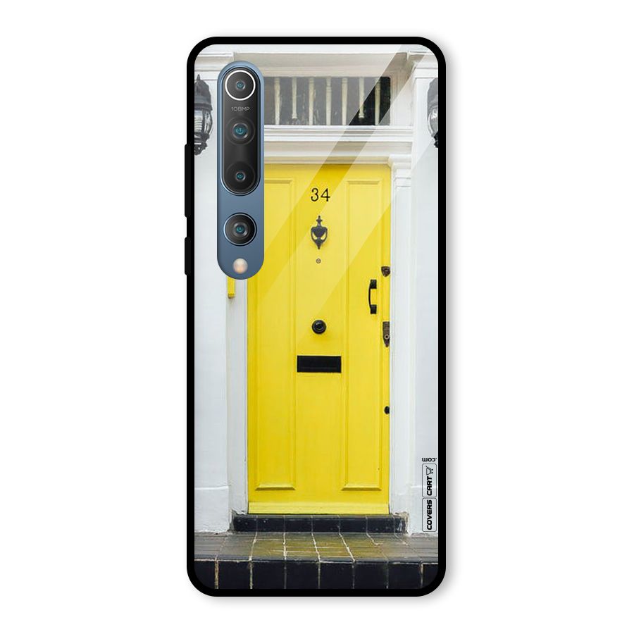 Yellow Door Glass Back Case for Mi 10