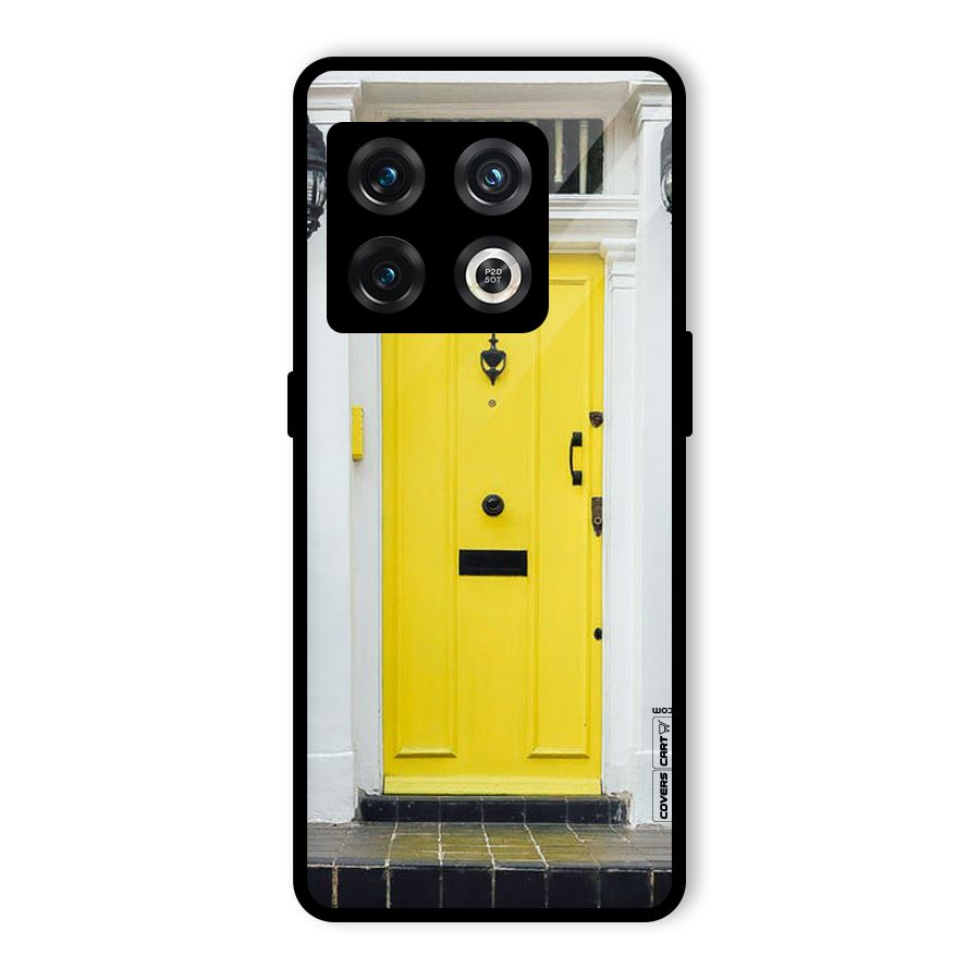 Yellow Door Glass Back Case for OnePlus 10 Pro 5G