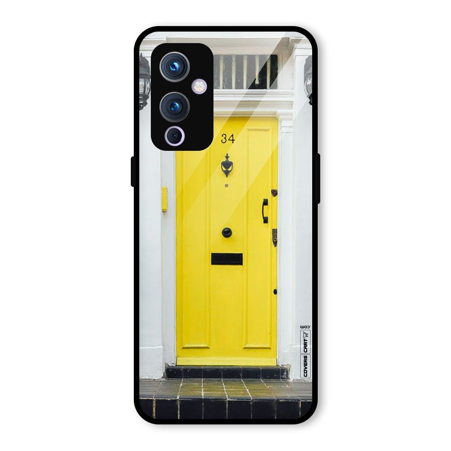 Yellow Door Glass Back Case for OnePlus 9