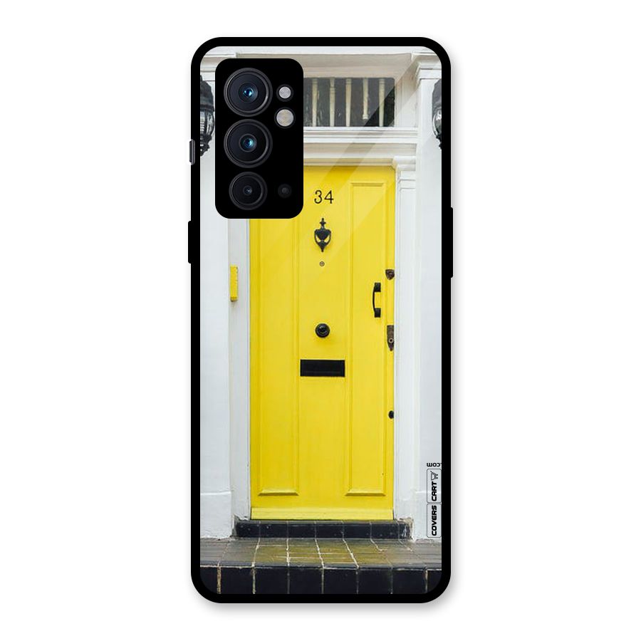 Yellow Door Glass Back Case for OnePlus 9RT 5G