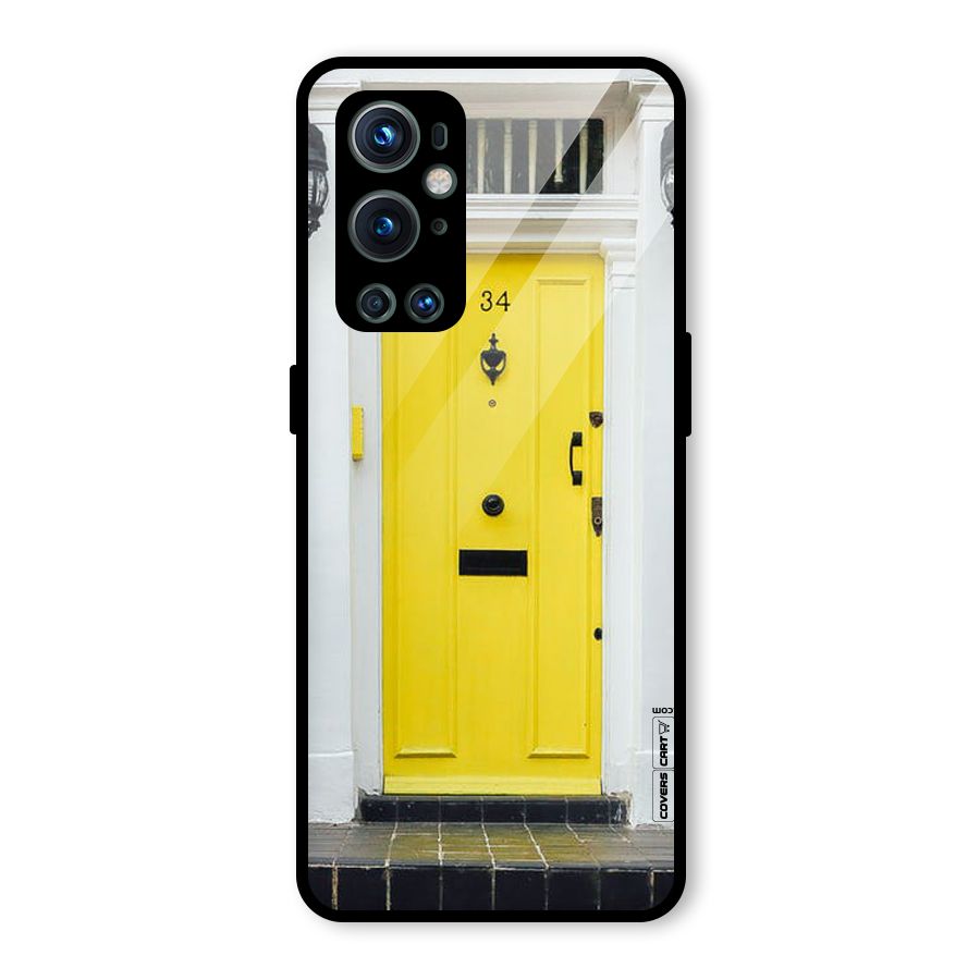 Yellow Door Glass Back Case for OnePlus 9 Pro