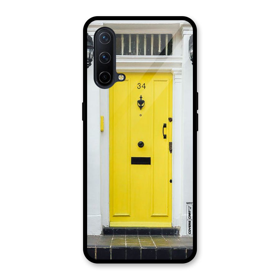 Yellow Door Glass Back Case for OnePlus Nord CE 5G