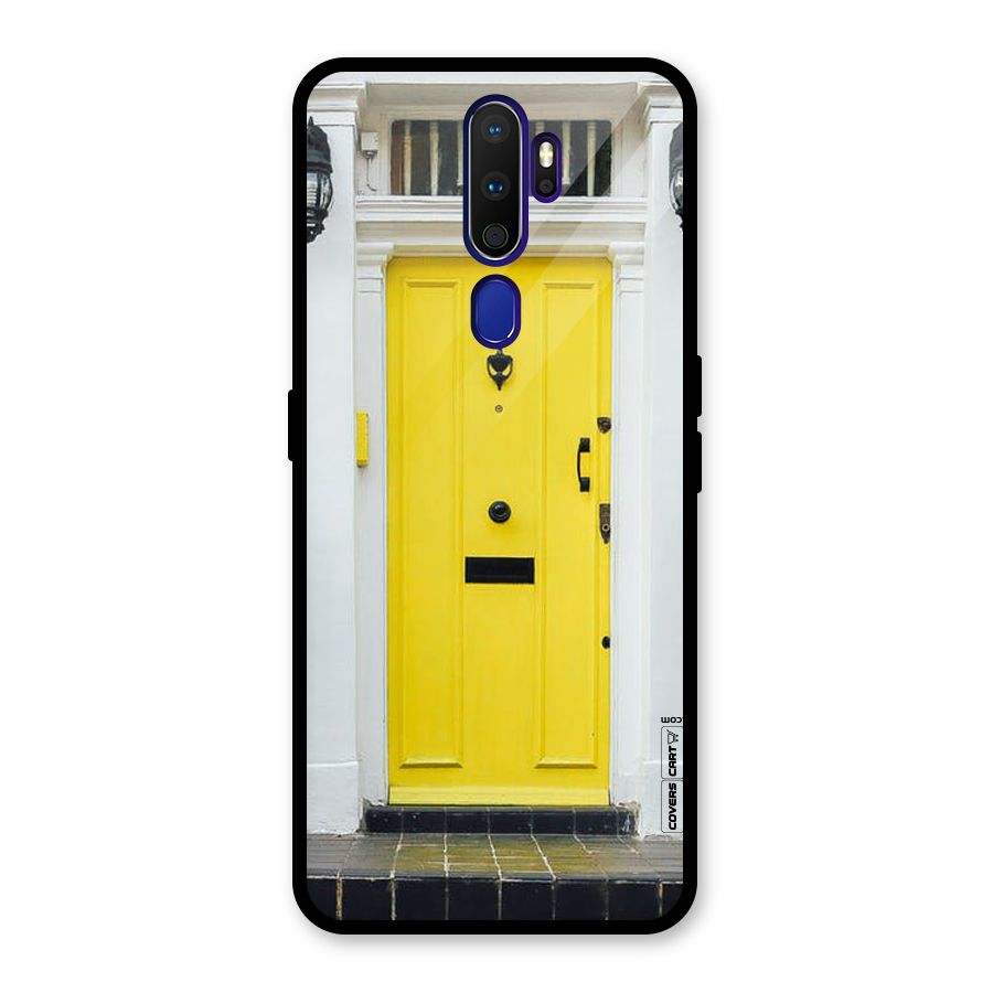 Yellow Door Glass Back Case for Oppo A9 (2020)