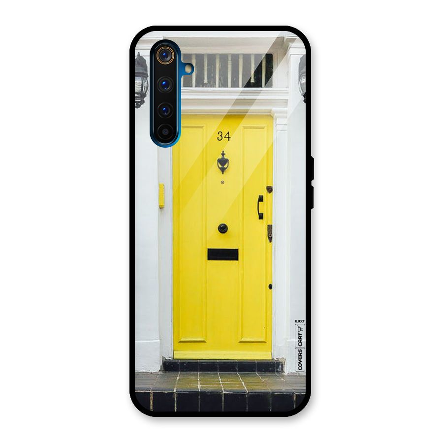 Yellow Door Glass Back Case for Realme 6 Pro