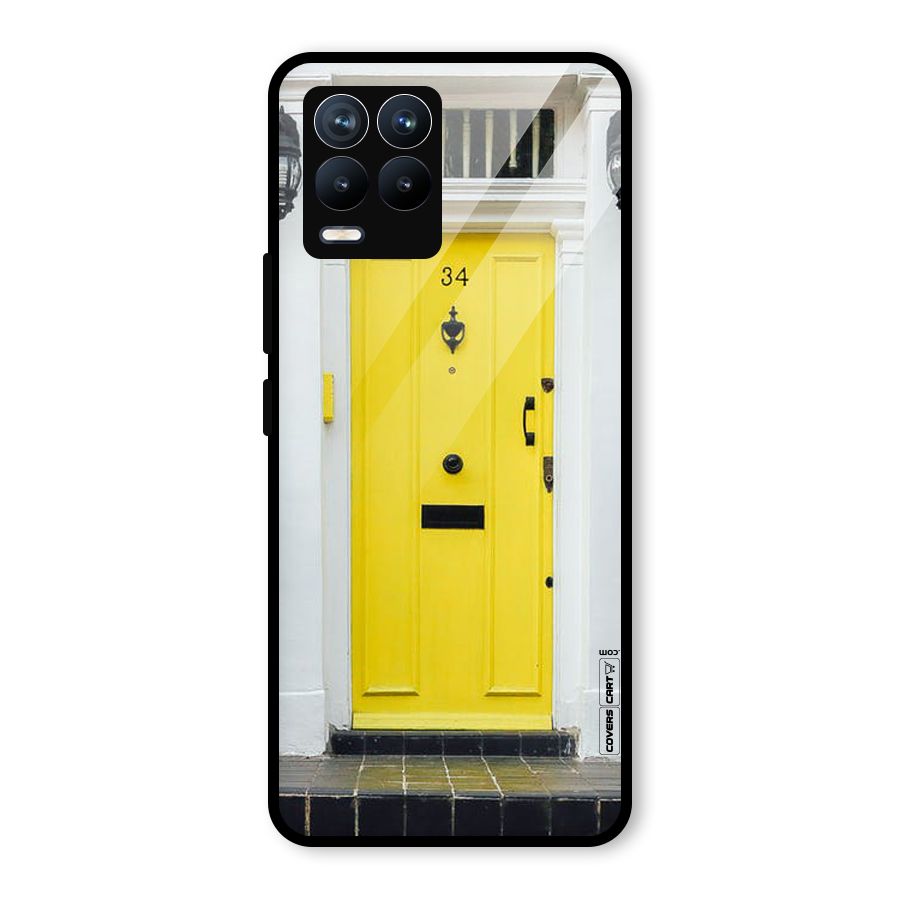 Yellow Door Glass Back Case for Realme 8 Pro