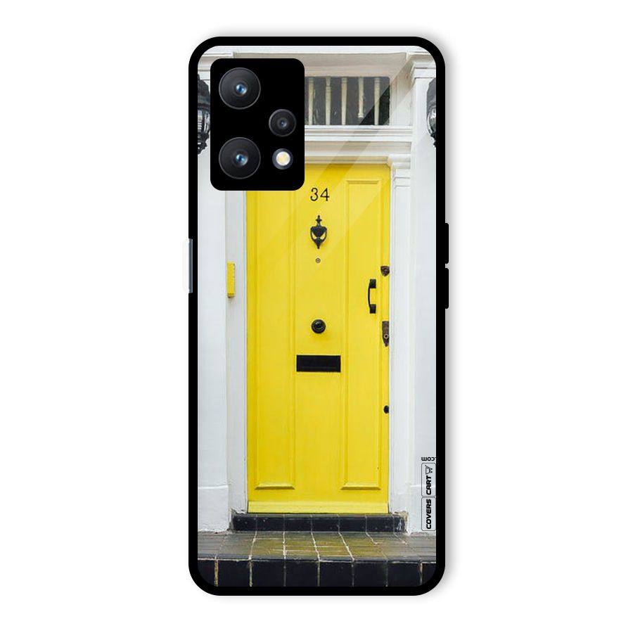 Yellow Door Glass Back Case for Realme 9 Pro 5G