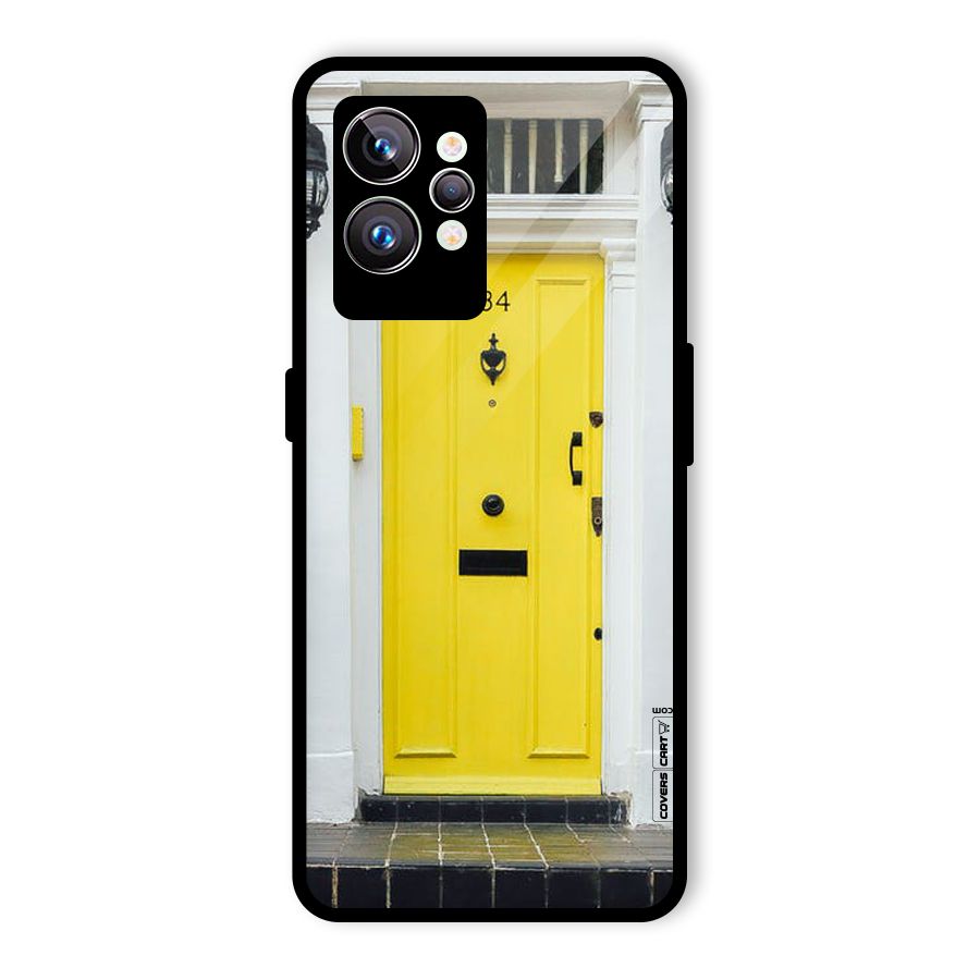 Yellow Door Glass Back Case for Realme GT2 Pro