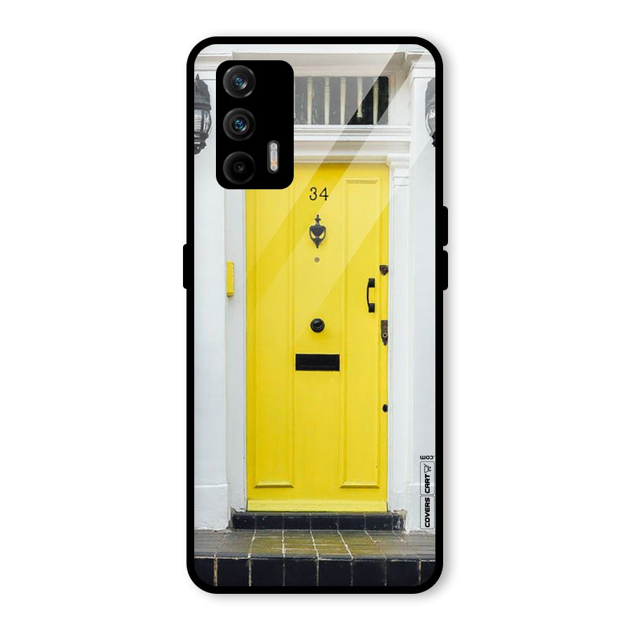 Yellow Door Glass Back Case for Realme GT 5G