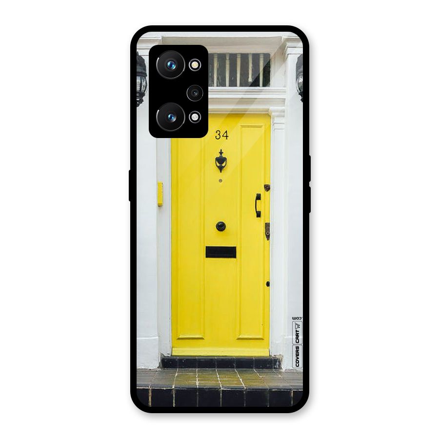 Yellow Door Glass Back Case for Realme GT Neo 3T
