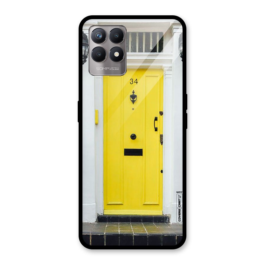 Yellow Door Glass Back Case for Realme Narzo 50