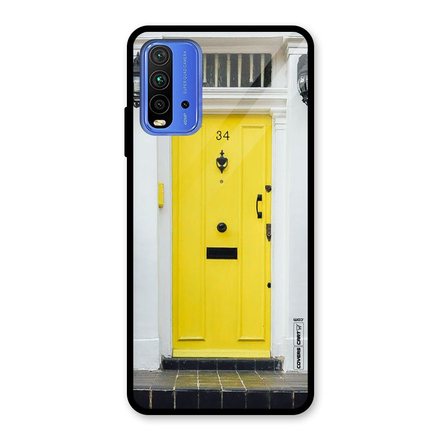 Yellow Door Glass Back Case for Redmi 9 Power