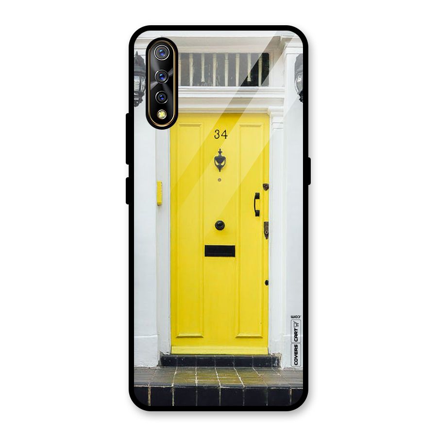 Yellow Door Glass Back Case for Vivo S1