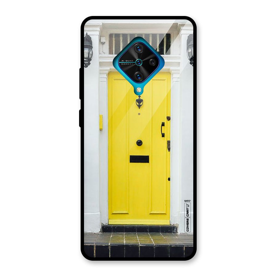 Yellow Door Glass Back Case for Vivo S1 Pro