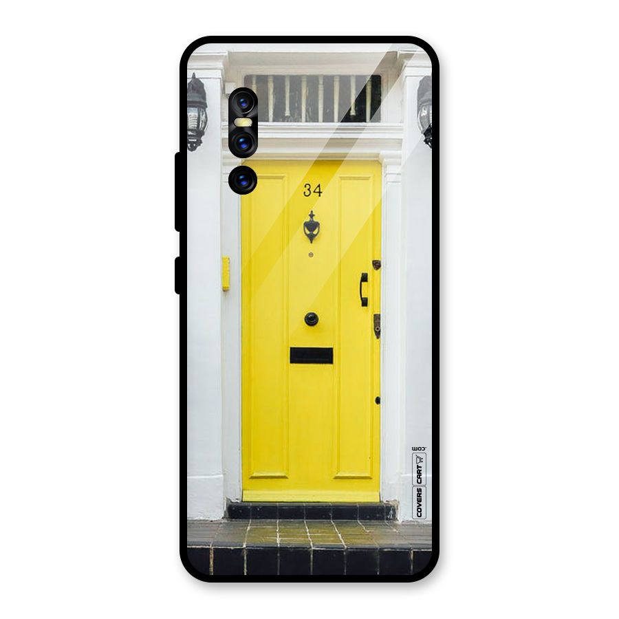 Yellow Door Glass Back Case for Vivo V15 Pro